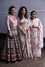 Asha Bhosle, Kajol, Madhuri Dixit On The Sets Of Colors Show Dance Deewane In Filmcity Goregaon on 30th Aug 2018