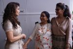 Asha Bhosle, Kajol, Madhuri Dixit On The Sets Of Colors Show Dance Deewane In Filmcity Goregaon on 30th Aug 2018