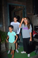 Amrita Arora with family spotted at Pali Village cafe in bandra on 11th Sept 2018 (21)_5b98bc618e4ae.JPG