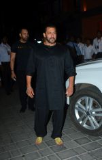 Salman Khan at Ganpati celebrations in Arpita Khan's home in khar on 13th Sept 2018