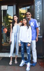 Ananya Pandey, Chunky Pandey Spotted At Bastian Bandra on 23rd Sept 2018