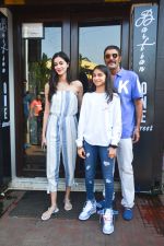 Ananya Pandey, Chunky Pandey Spotted At Bastian Bandra on 23rd Sept 2018