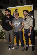 Vicky Kaushal, Sriram Raghavan, Ayushmann Khurrana at the Screening of film AndhaDhun at Sunny sound juhu on 1st Oct 2018 (90)_5bb465b785f1a.JPG