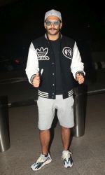 Ranveer Singh spotted at airport as they leave for the shoot of Simba on 11th Oct 2018
