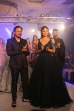Aanchal Kumar walk the ramp during the Exhibit Tech Fashion tour in jw marriott juhu on 18th Oct 2018