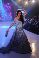 Model walk the ramp during the Exhibit Tech Fashion tour in jw marriott juhu on 18th Oct 2018