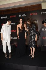 Freida Pinto, Kareena Kapoor, Madhuri Dixit at the Press conference of Mowgli by Netflix in jw marriott, juhu on 26th Nov 2018