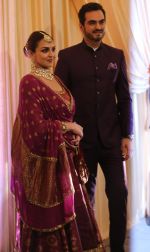 Esha Deol at Isha Ambani & Anand Piramal wedding reception in jio garden bkc on 15th Dec 2018