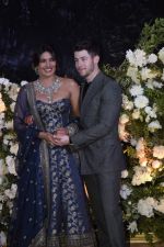 Priyanka Chopra and Nick Jonas at Wedding reception in Mumbai on 19th Dec 2018