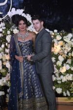 Priyanka Chopra and Nick Jonas at Wedding reception in Mumbai on 19th Dec 2018