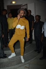 Ranveer Singh Spotted At Dubbing Studio In Bandra on 23rd Jan 2019
