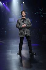 Karan Johar walk the ramp for Shehla Khan at Lakme Fashion Week 2019 on 3rd Feb 2019