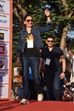 Madhuri Dixit flags off the Half Marathon with over 4000 plus mumbaikars for fitter mumbai on 11th Feb 2019