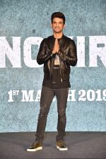 Sushant Singh Rajput at the Prees Conference Of Introducing World Of Sonchiriya on 8th Feb 2019