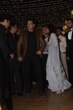 Salman Khan at Sonakshi Sinha's wedding reception in four bungalows, andheri on 17th Feb 2019