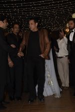 Salman Khan at Sonakshi Sinha's wedding reception in four bungalows, andheri on 17th Feb 2019