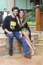 Kriti Sanon & Kartik Aaryan at the media interactions for film LukaChuppi at jw marriott juhu on 19th Feb 2019