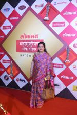 Anuradha Paudwal at Lokmat Maharashtrian of the Year Awards at NSCI worli on 20th Feb 2019