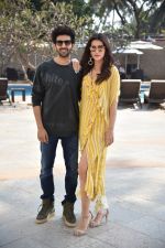 Kartik Aaryan and Kriti Sanon at the promotion of film Luka Chuppi on 20th Feb 2019