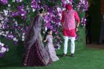 Geeta Basra, Harbhajan Singh at Akash Ambani & Shloka Mehta wedding in Jio World Centre bkc on 10th March 2019