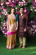 Sachin Tendulkar at Akash Ambani & Shloka Mehta wedding in Jio World Centre bkc on 10th March 2019