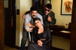 Jackie Shroff, Mouni Roy & Sikander Kher during the promotions of film Raw at Sun n Sand in juhu on 18th March 2019 (10)_5c9099387710c.JPG