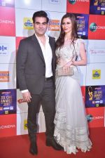 Arbaaz Khan, Georgia Andriani at Zee cine awards red carpet on 19th March 2019