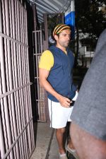 Farhan Akhtar spotted at dubbing studio in bandra on 6th Aug 2019