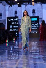 Model walk the ramp for Nachiket Barve on Lakme Fashion Week Day 3 on 23rd Aug 2019