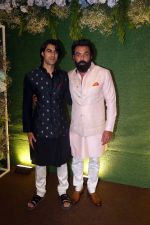 Bobby Deol with son Aryaman Deol pose for camera after the sangeet function on 16 Jun 2023 (4)_648d729bb9155.jpeg