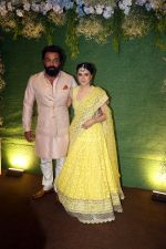 Bobby Deol with spouse Tanya Deol pose for camera after the sangeet function on 16 Jun 2023 (1)_648d723d26d78.jpeg