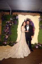 Karan Deol and Drisha Acharya Pose for media at the reception of Karan Deol and Drisha Acharya on 18 Jun 2023_6490677f64967.jpeg