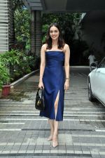 Manushi Chhillar seen Blue sleeveless dress at Lotus Business Park in Andheri on 3 July 2023 (7)_64a2cce390eb2.JPG