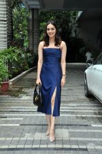 Manushi Chhillar seen Blue sleeveless dress at Lotus Business Park in Andheri on 3 July 2023 (8)_64a2cce5f09c1.JPG