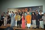 Ameesha Patel, Anil Sharma, Guest, Luv Sinha, Manish Wadhwa, Rohit Choudhary, Simrat Kaur, Sunny Deol, Utkarsh Sharma at the trailer launch of film Gadar 2 on 26 July 2023 (1)_64c14915d32ae.JPG