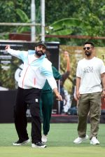 Abhishek Bachchan, Angad Bedi playing cricket match to promote the sports movie Ghoomer on 10th August 2023 (49)_64d71255c45d7.JPG