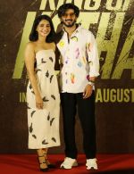 Aishwarya Lekshmi, Dulquer Salmaan at the trailer and song launch of King of Kotha on 17th August 2023 (12)_64de364927259.jpeg