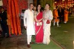 Dr. Mitra Basu Chhillar, Dr. Neelam Chhillar, Manushi Chhillar at Ambani House Antilia for Ganpati Darshan on 19th Sept 2023