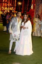 Natasha Dalal, Varun Dhawan at Ambani House Antilia for Ganpati Darshan on 19th Sept 2023