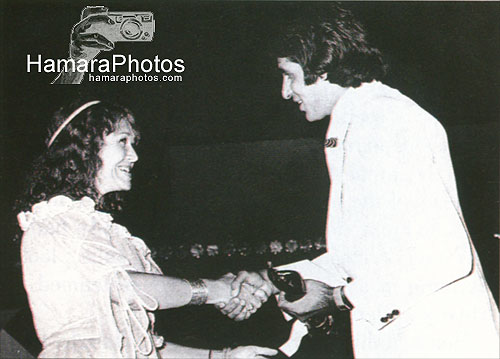 Jennifer Kapoor and Amitabh Bachchan