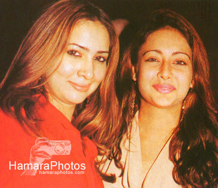 Kim Sharma with Preeti Jhangiani