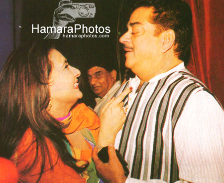 Shatrugun Sinha with Poonam Dhillon