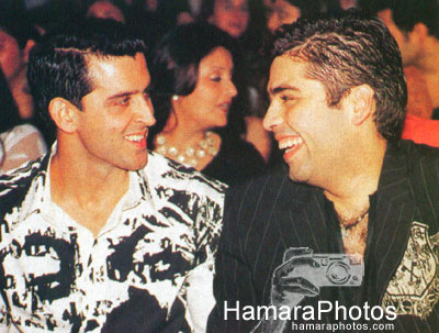 Hrithik with Karan Johar