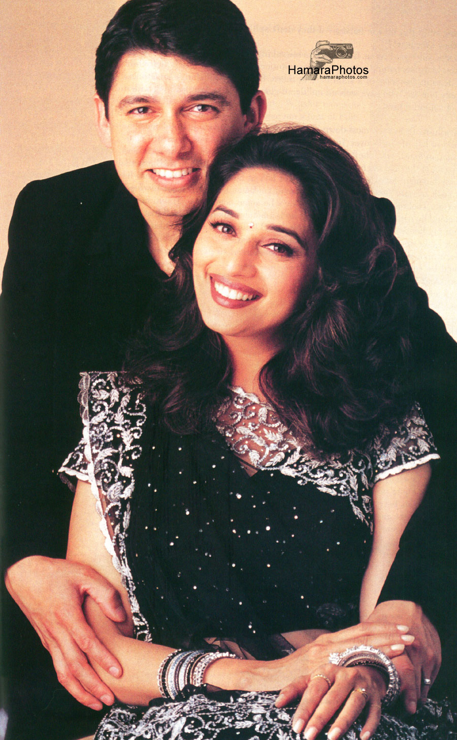 Madhuri with husband Ram