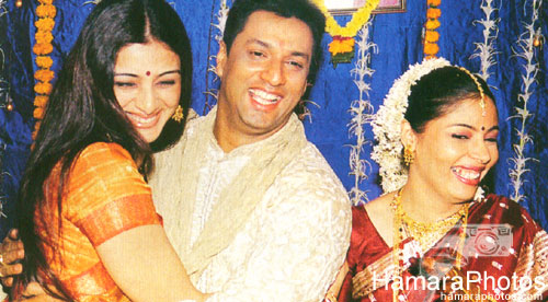 Madhur with his wife and Tabu