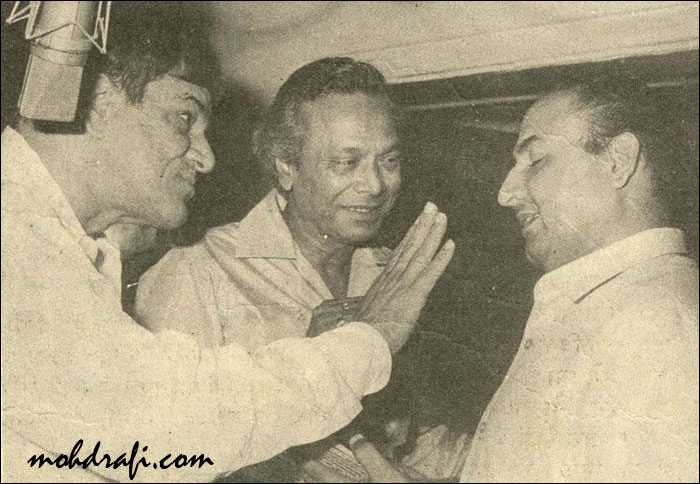 Mohd Rafi with Naushad and Kalyanji