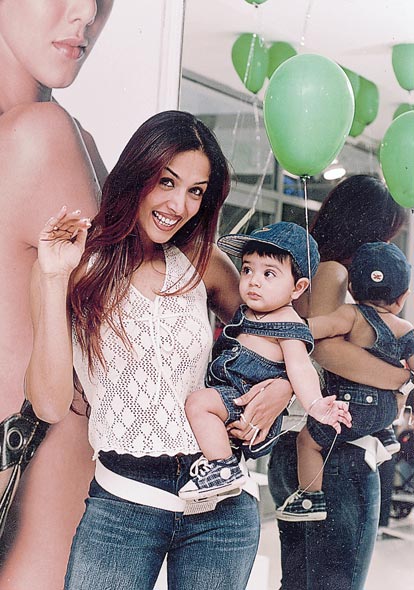 Malaika Arora Khan with her son