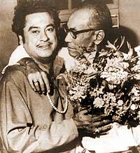 Kishore Kumar with S.D.Burman