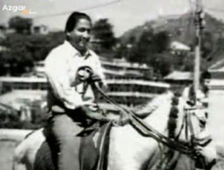 Mohd Rafi on horse