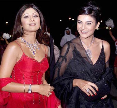 Sushmita with Shilpa Shetty